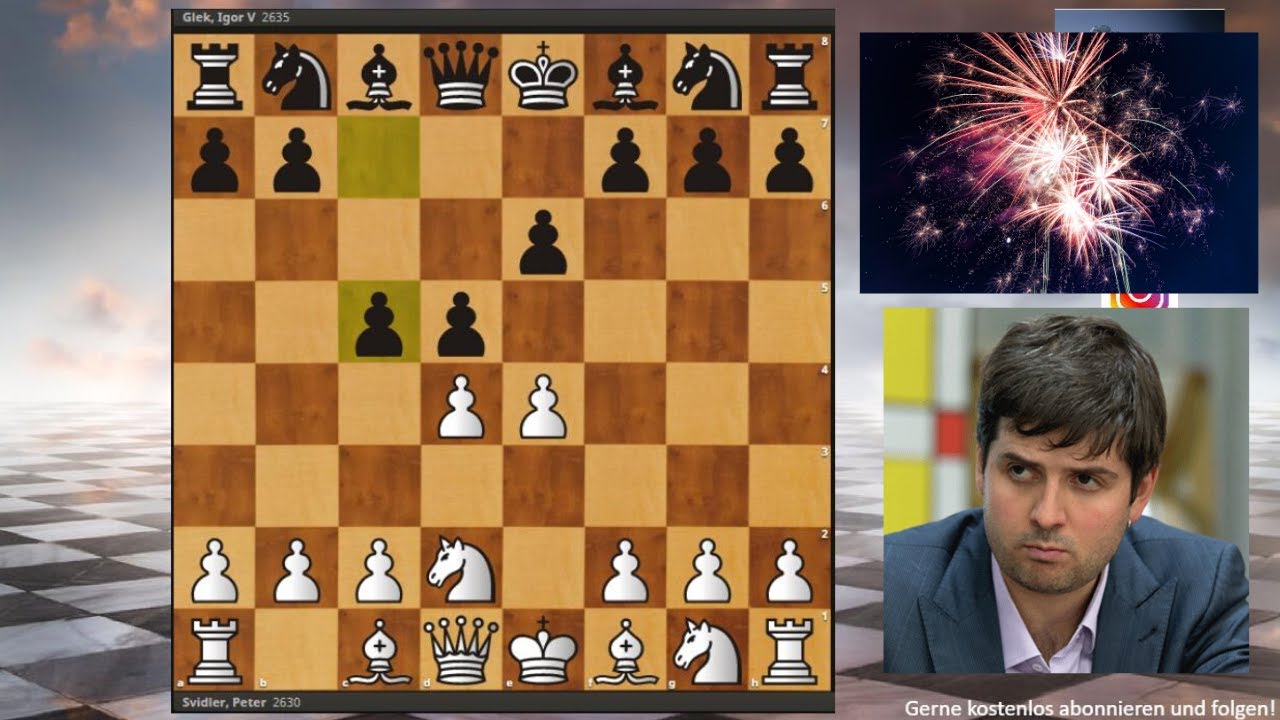 Taktisches Feuerwerk von Svidler! Französisch Tarrasch-Variante