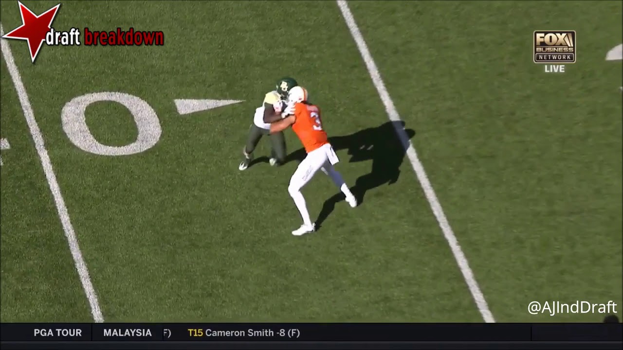 Marcell Ateman (Oklahoma St WR) vs Baylor - 2017