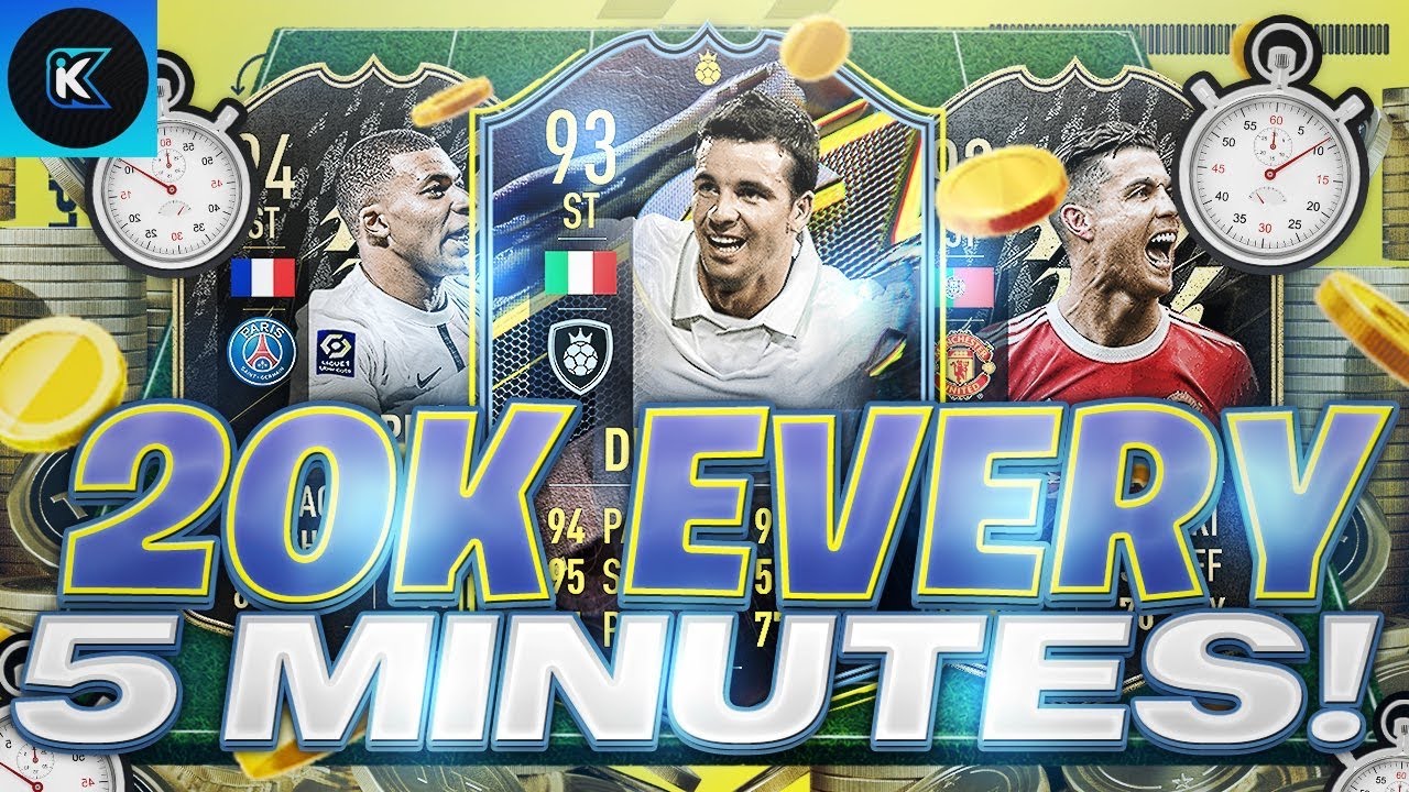 20K EVERY 5 MINS FIFA 22 BEST TRADING METHODS (FIFA 22 SNIPING FILTERS & FLIPPING)