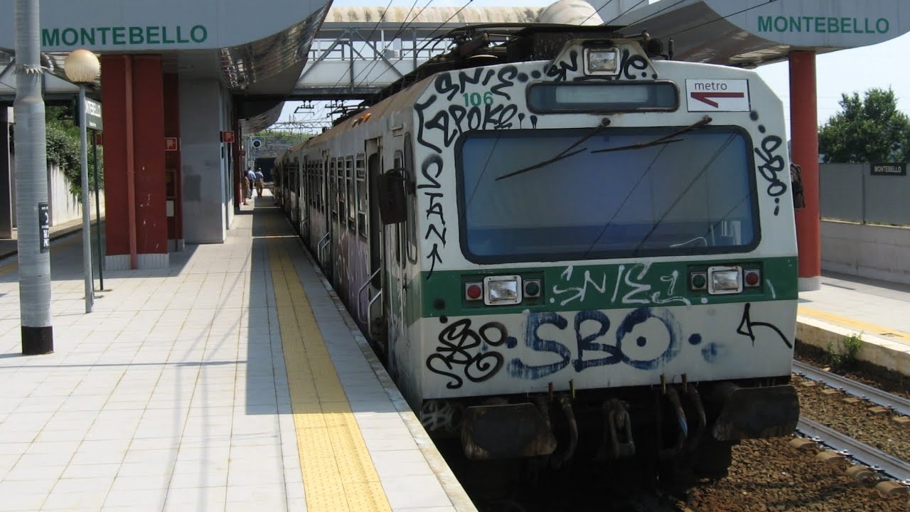 Treni della Flaminio-Viterbo(Roma) #arrivo e #partenza alla stazione di Prima Porta.