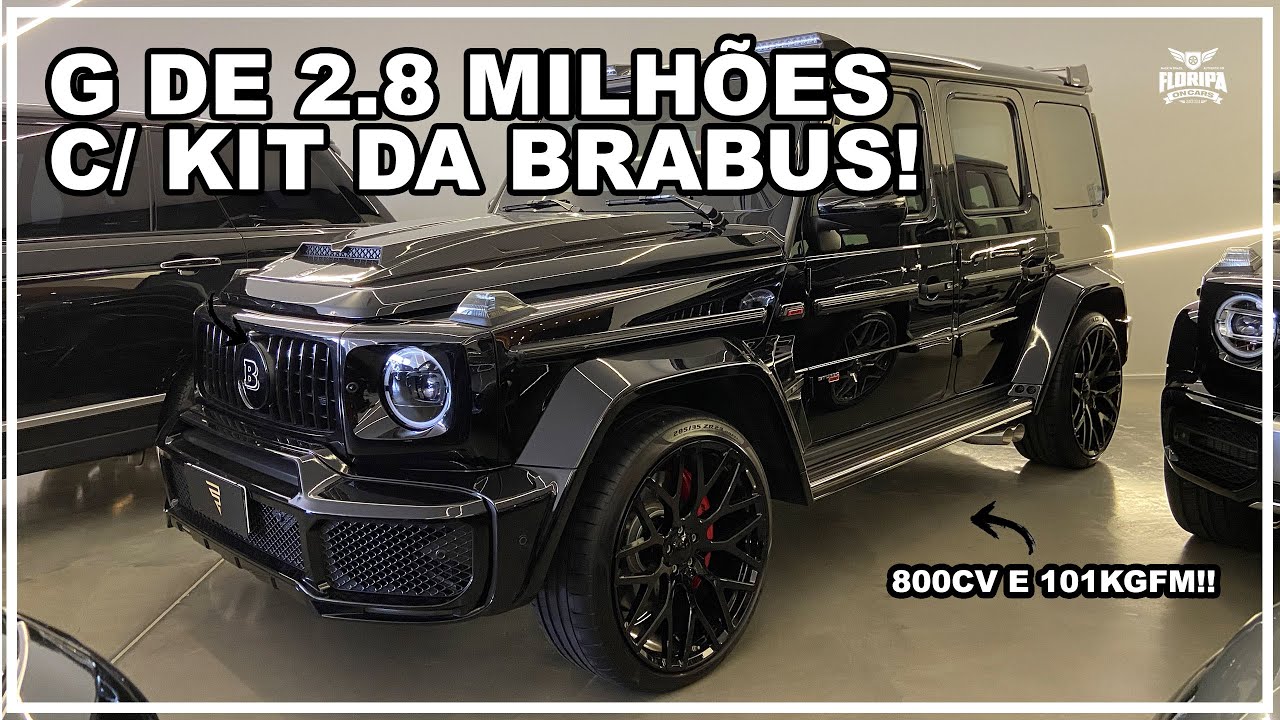 Encontrei uma MERCEDES G da BRABUS de 800cv e 2.8 MILHÕES DE REAIS na FANIN MOTORS!