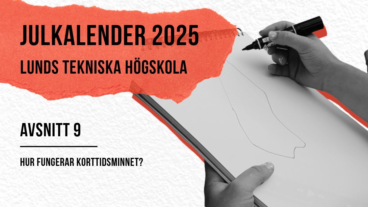 9.  Hur fungerar vårt minne? – LTH:s julkalender 2025