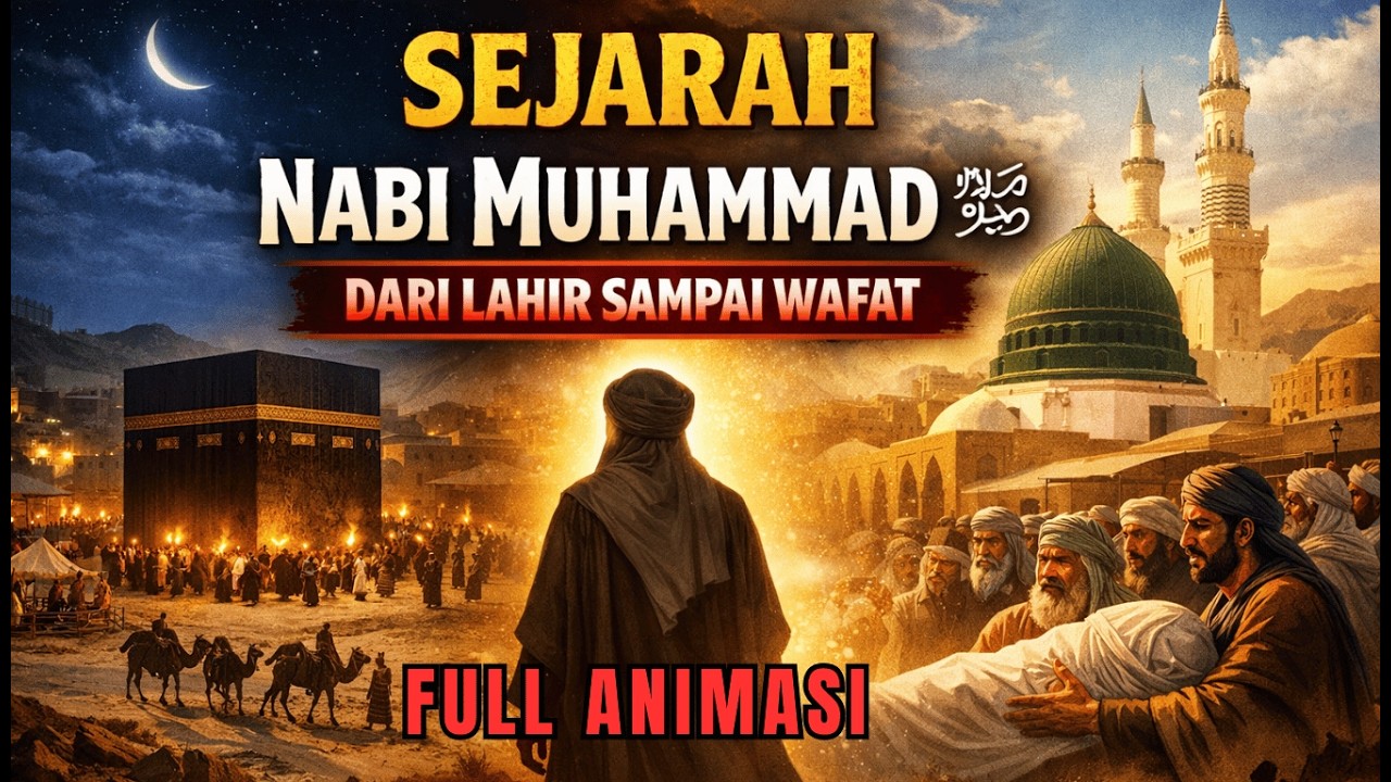 NABI MUHAMAD  ﷺ  SEJARAH LENGKAP  DARI LAHIR SAMPAI WAFAT