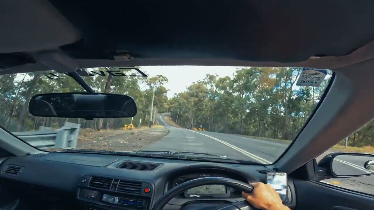 Turbo Honda Civic POV Mount Coot-tha ASMR