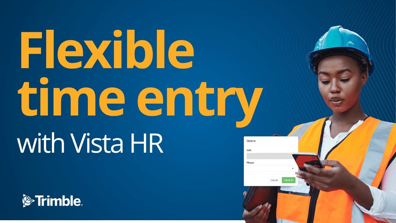Flexible time entry with Vista HR