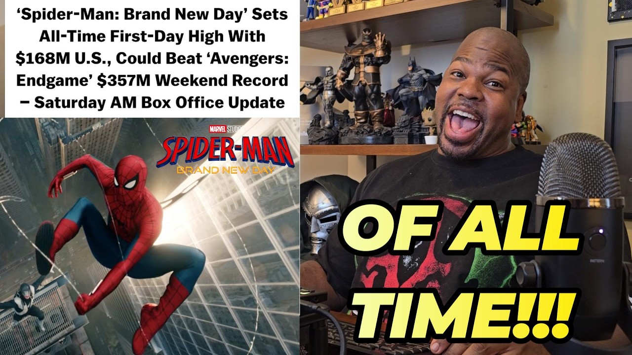 Spider-Man: Brand New Day OFFICIALLY has the BIGGEST Domestic Opening Day of ALL TIME!