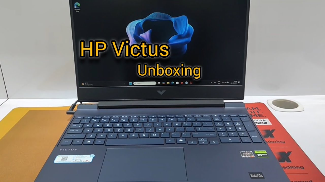 HP Victus AMD Ryzen 7 Unboxing And Review #laptop #ai #gaming #unboxing #technology #viral 