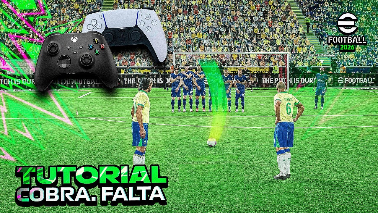 🎯💥 APRENDA A COBRAR FALTAS PERFEITAS NO EFOOTBALL 2026 | TODOS OS SEGREDOS! TUTORIAL DE FALTAS