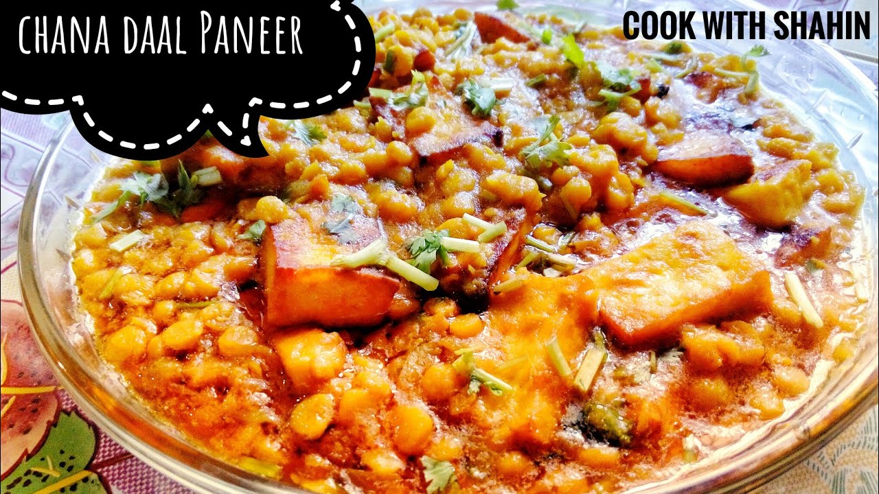 CHANA DAAL PANEER | COTTAGE CHEESE N SPLIT CHICKPEAS CURRY