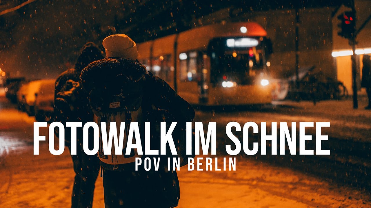 Winter in Berlin - Abendlicher Fotowalk  POV
