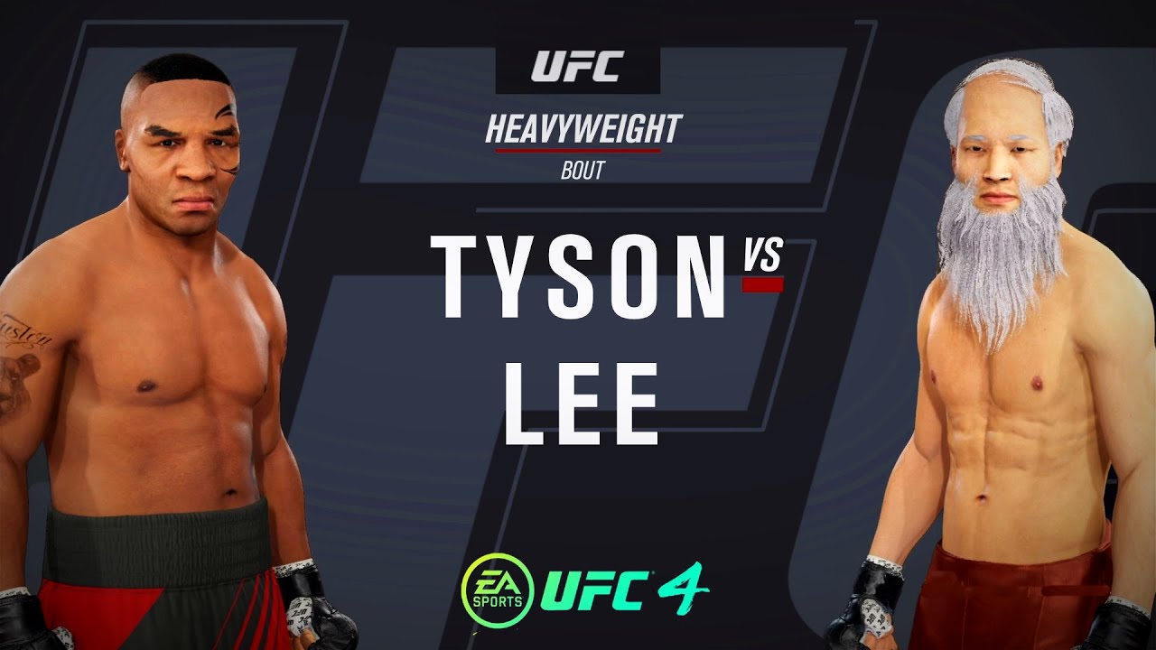 UFC 4 l Майк Тайсон против старого Брюса Ли ( EA SPORTS UFC 4 ) mma