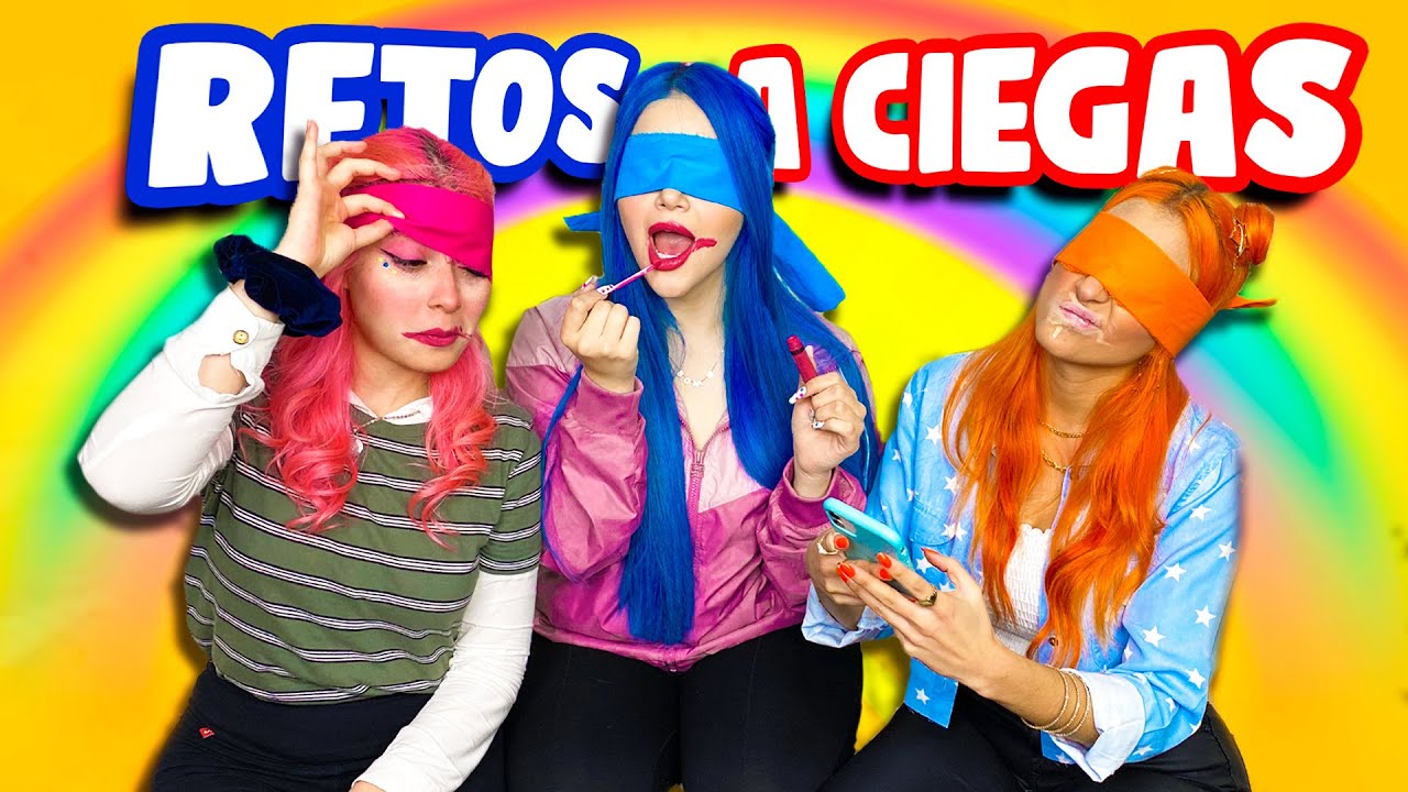 ¡ESTAMOS A CIEGAS! 24 HORAS SIN VER CHALLENGE - Coloridas