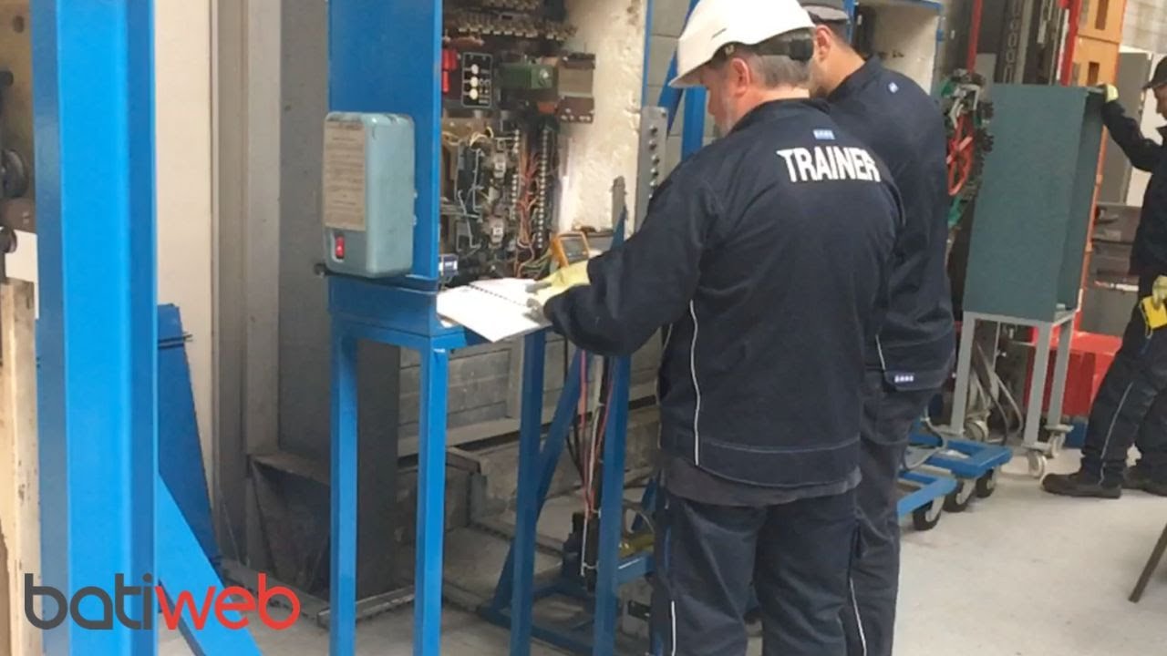 Visite au centre de formation d’ascensoristes de Koné