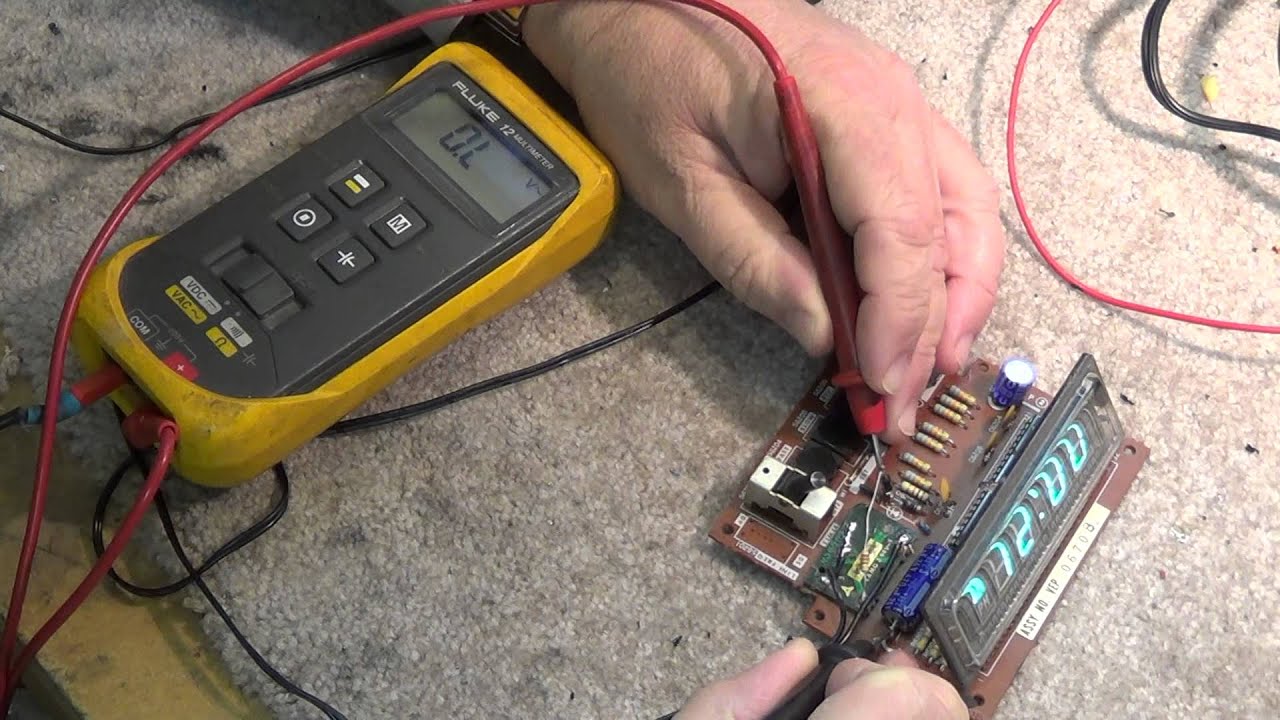 VFD digital clock circuit