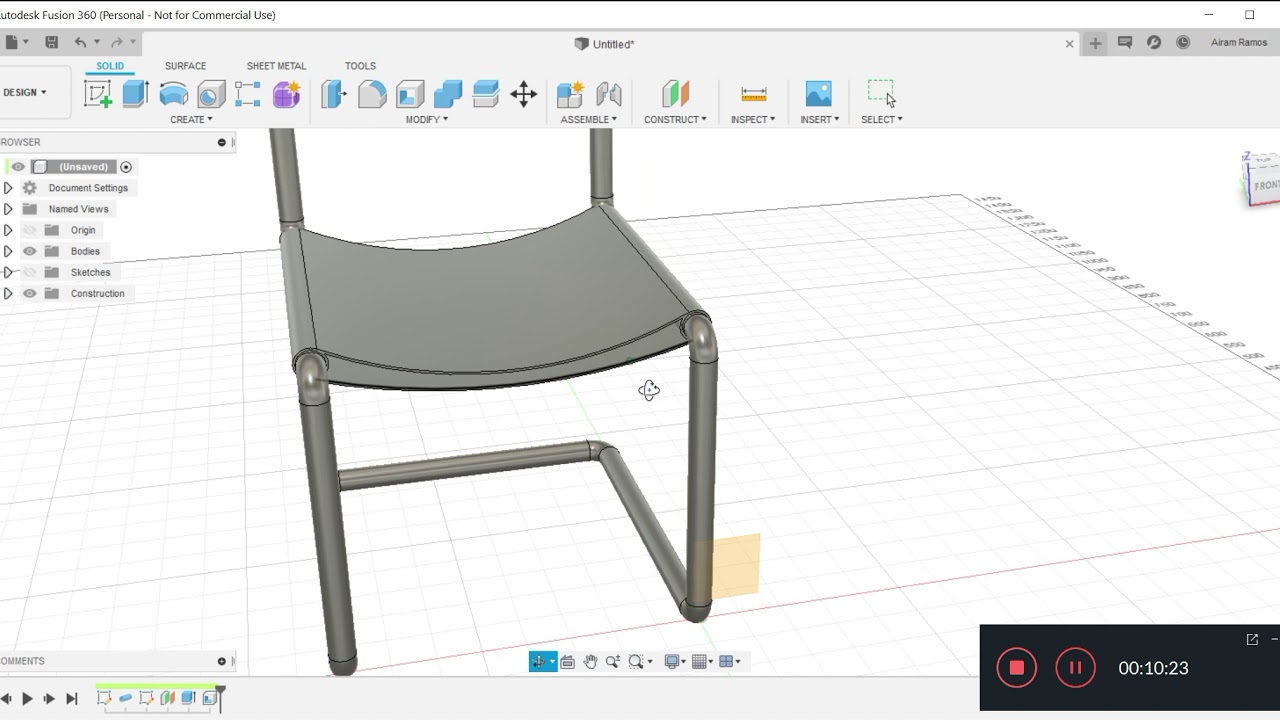 Diseño de silla