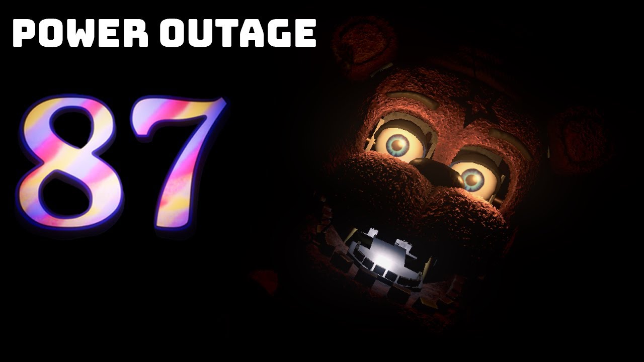 Withered Freddy Power Outage Scene || FNAF Rewritten 87