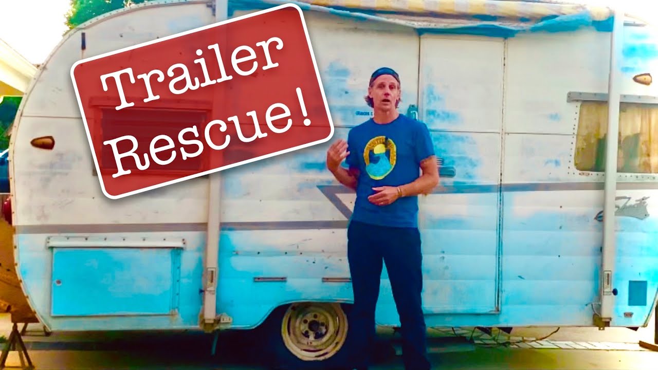 Vintage Travel Trailer Rescue || Fully restored vintage camper 1961 Shasta tour