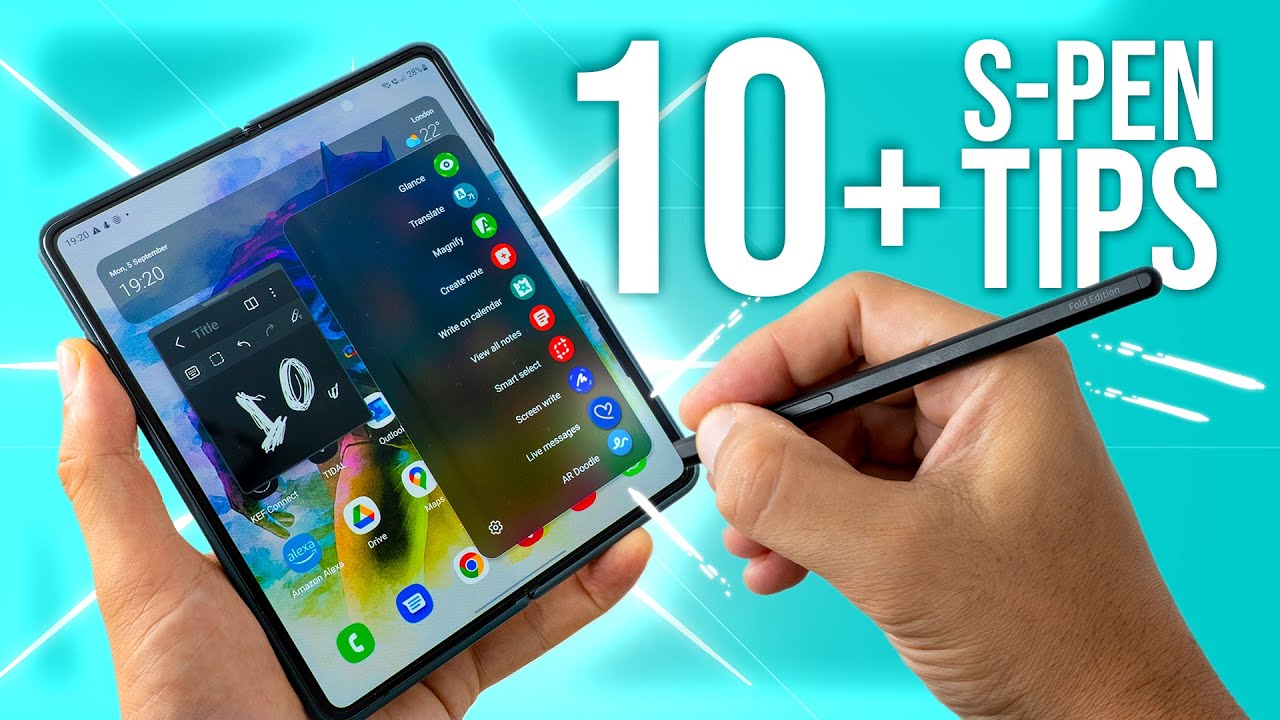10 преимуществ S-Pen (складная версия) — Galaxy Z Fold 4
