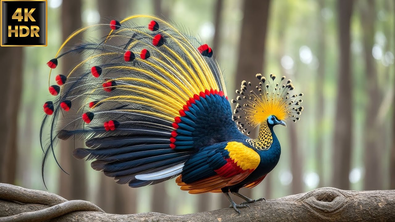 Autumn’s Most Strange Birds – Forest Colors & Real Birdsong | 4K ASMR