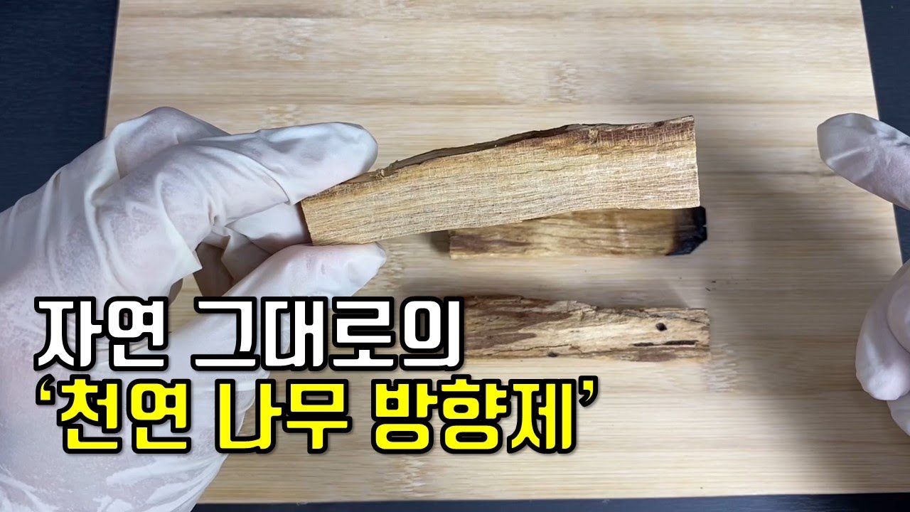 나무를 태웠더니 사과향이 나요| How To Use Palo Santo Stick)
