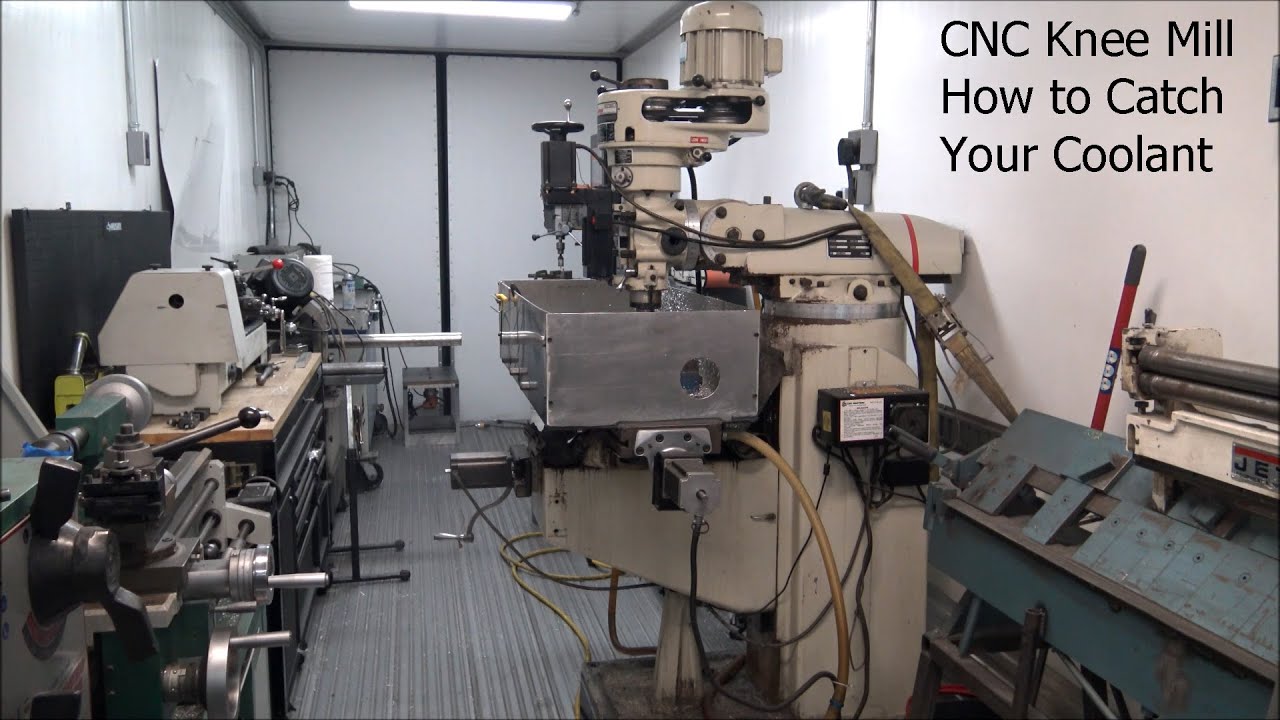 Aluminum Machining/Fabrication - Knee Mill Coolant System - Catch & Recirculate