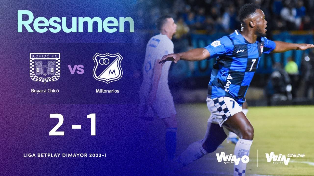 Boyac&aacute; Chic&oacute; vs. Millonarios  (resumen) | Liga BetPlay Dimayor 2023-I | Cuadrangulares - Fecha 5