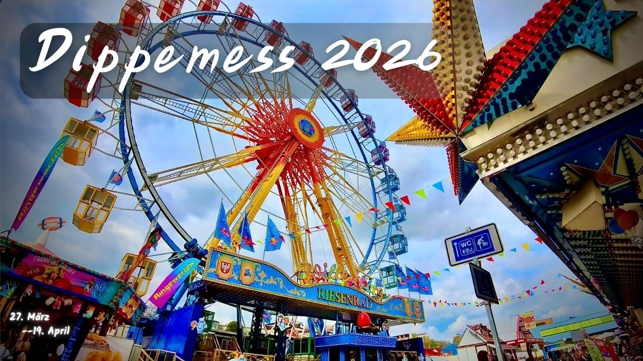Frankfurt Dippemess 2026 🎡 So startet Frankfurt in den Frühling 🍿 Startet bald 
