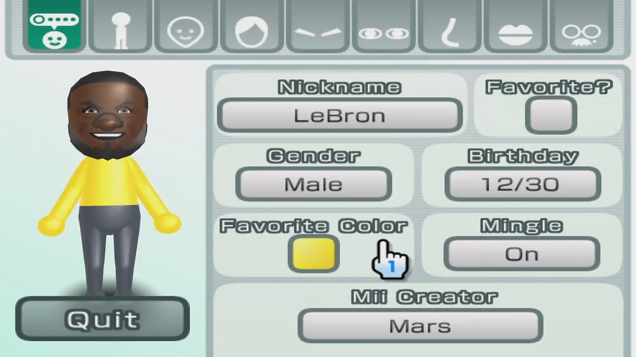 LeBron James - Mii 3499