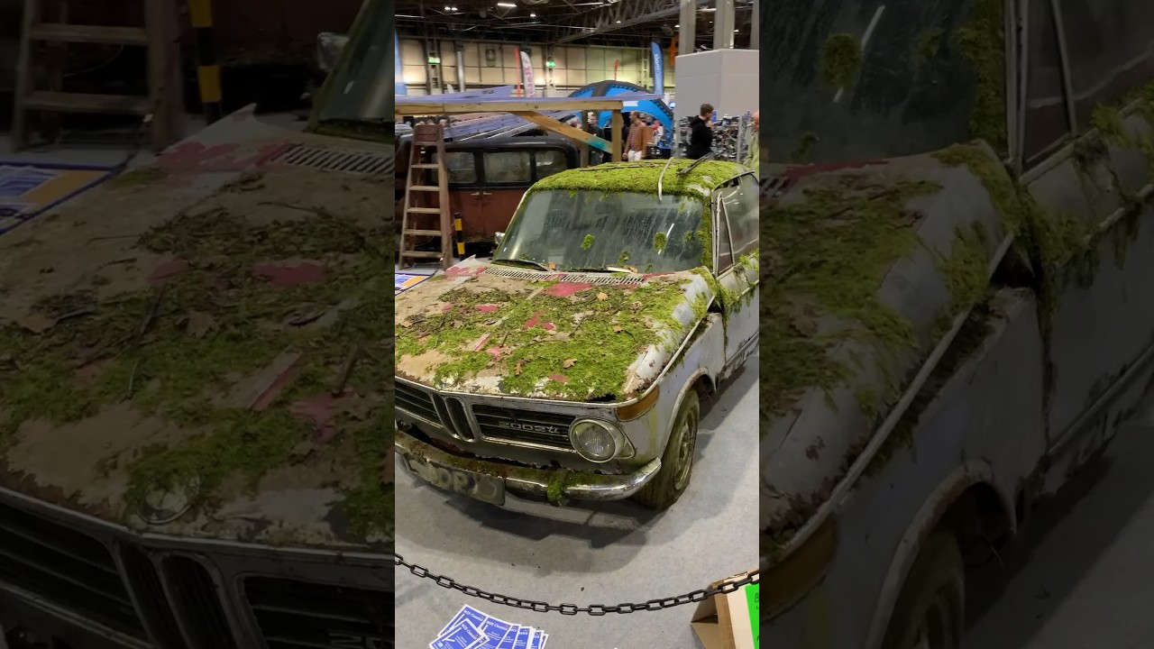 Barn Find BMW 2002ti Covered In Moss! #automobile #retroclassiccar #bmw #barnfind