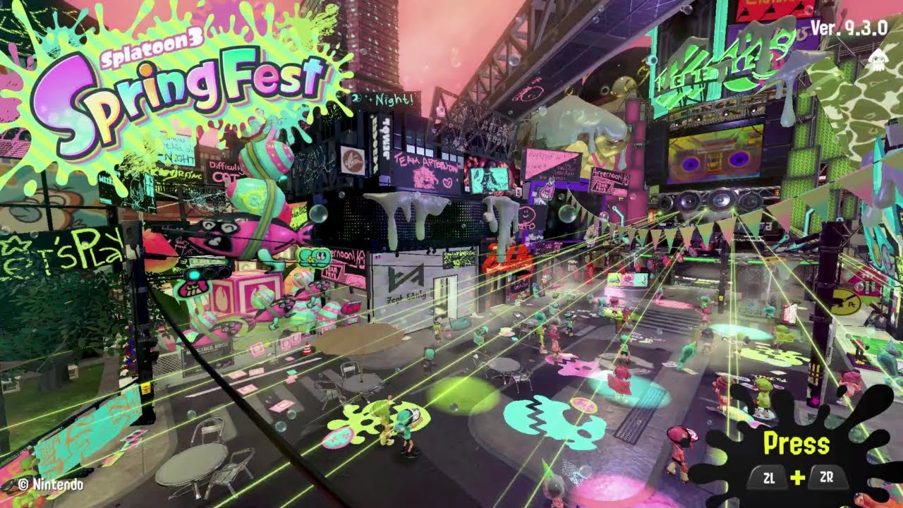 Splatoon 3 Spring Fest Gameplay (2025)