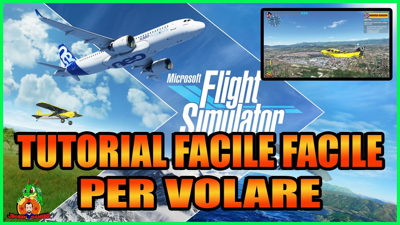 TUTORIAL FACILISSIMO Flight simulator 2020 Gameplay ita