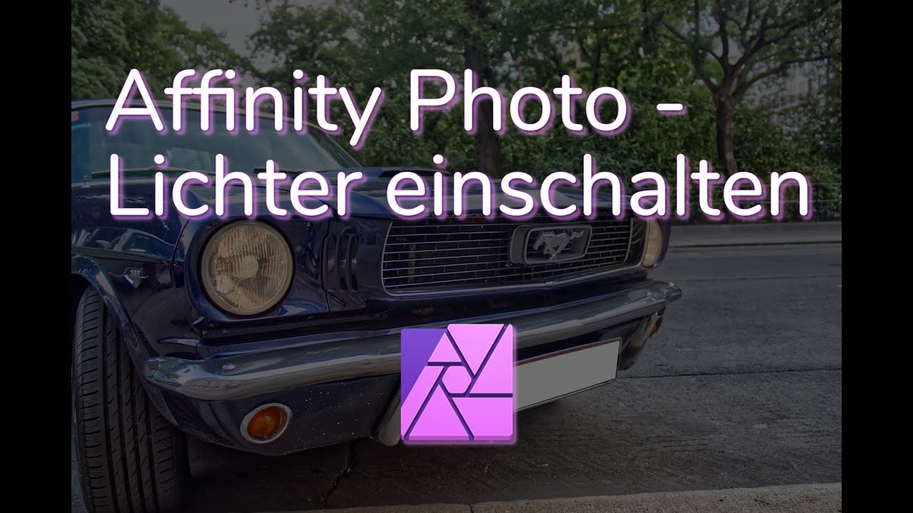 Affinity Photo - Lichter einschalten