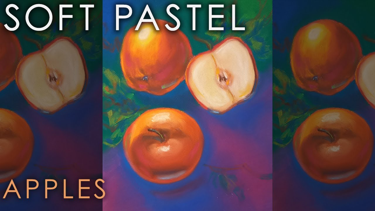 Painting Apples in Soft Pastel