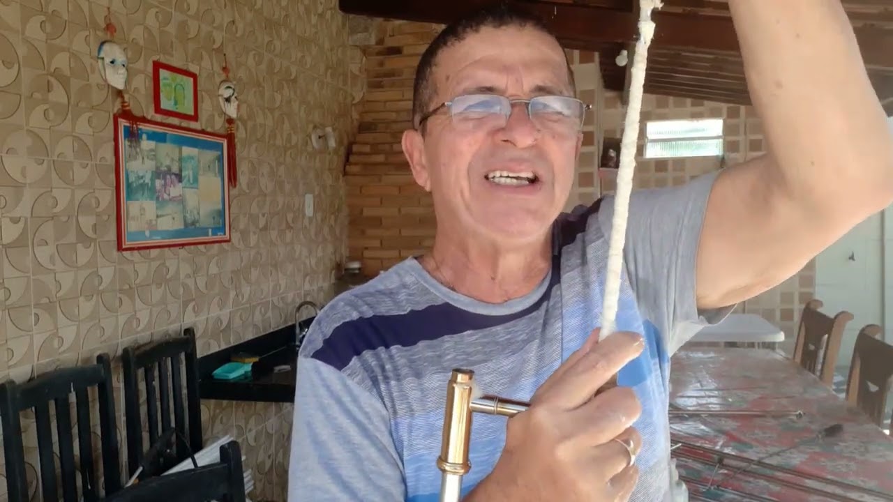 LIMPEZA DA VARA INTERNA DO TROMBONE COM OB