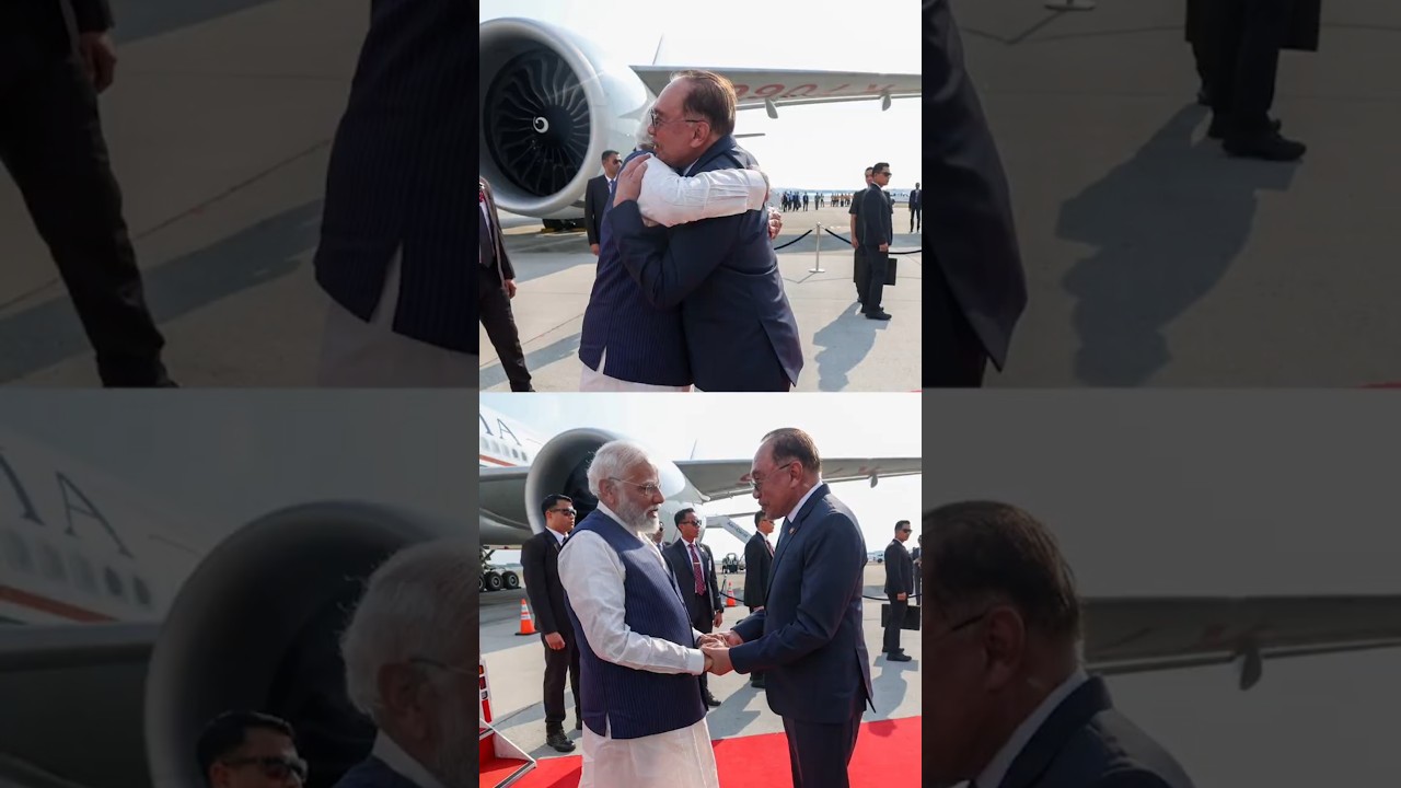 PM Modi arrived in Kuala Lumpur, Malaysia | #shorts