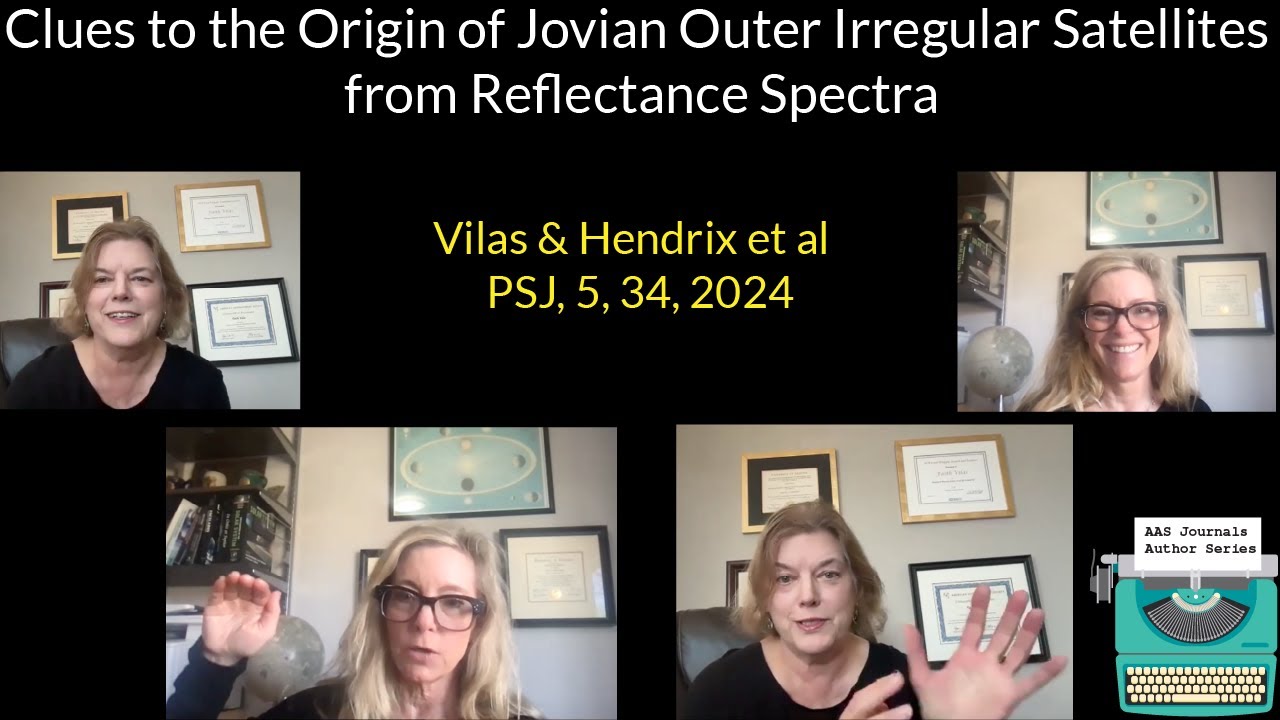 AAS Journal Author Series: Faith Vilas and Amanda Hendrix on 2024PSJ.....5...34V
