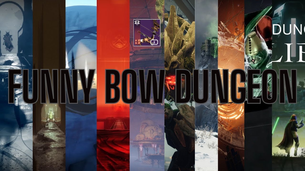 Killing Dungeon Bosses with Funny Bow || Destiny 2: Renegades