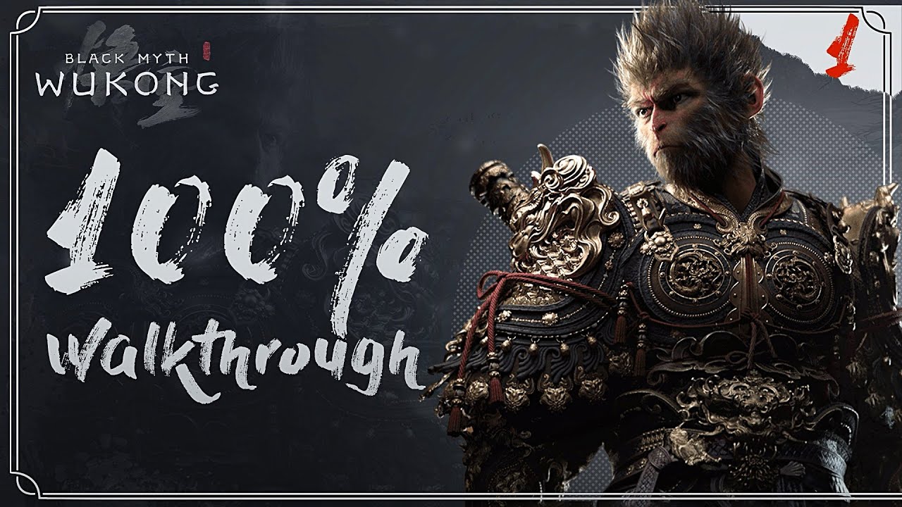 Black Myth Wukong 100% Walkthrough 🐵💯 (All Items & Secret Ending and Platinum Trophy) Part 1/3