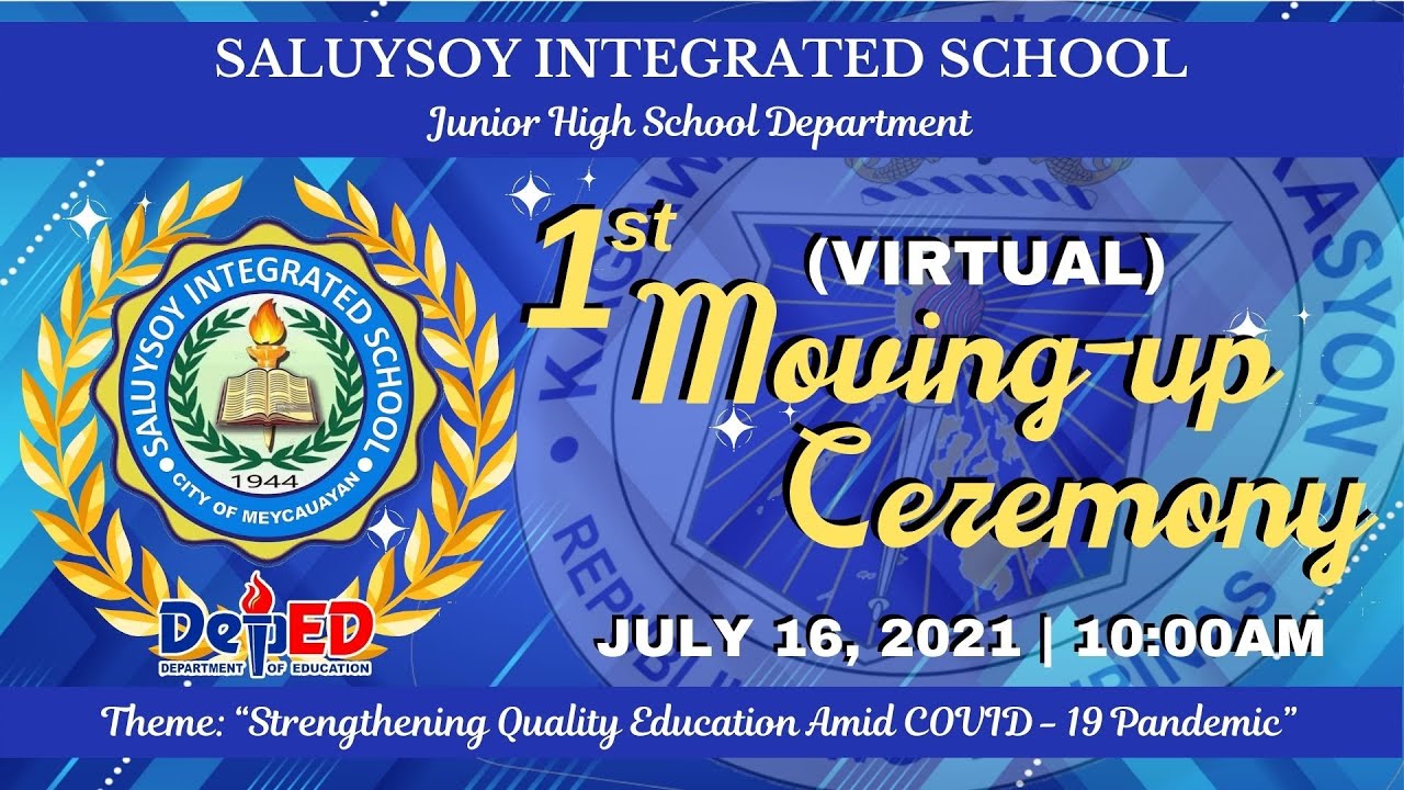 SALUYSOY INTEGRATED SCHOOL - JHS 1st Moving up Ceremony