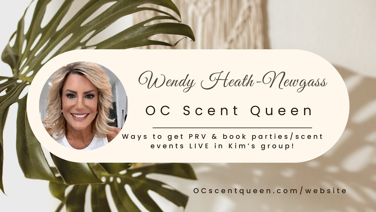 Ways to get PRV & book parties/scent events!!