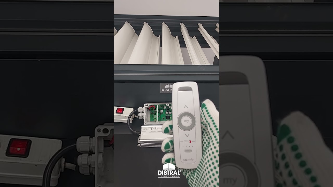 Procédure pour obtenir une position favorite centrale Louver IO SOMFY