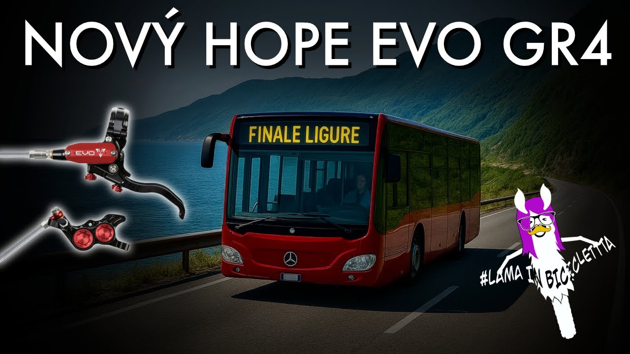 Nový brzdy HOPE EVO GR4 - Nahození a 5 dní testování ve Finale Ligure - [4K]