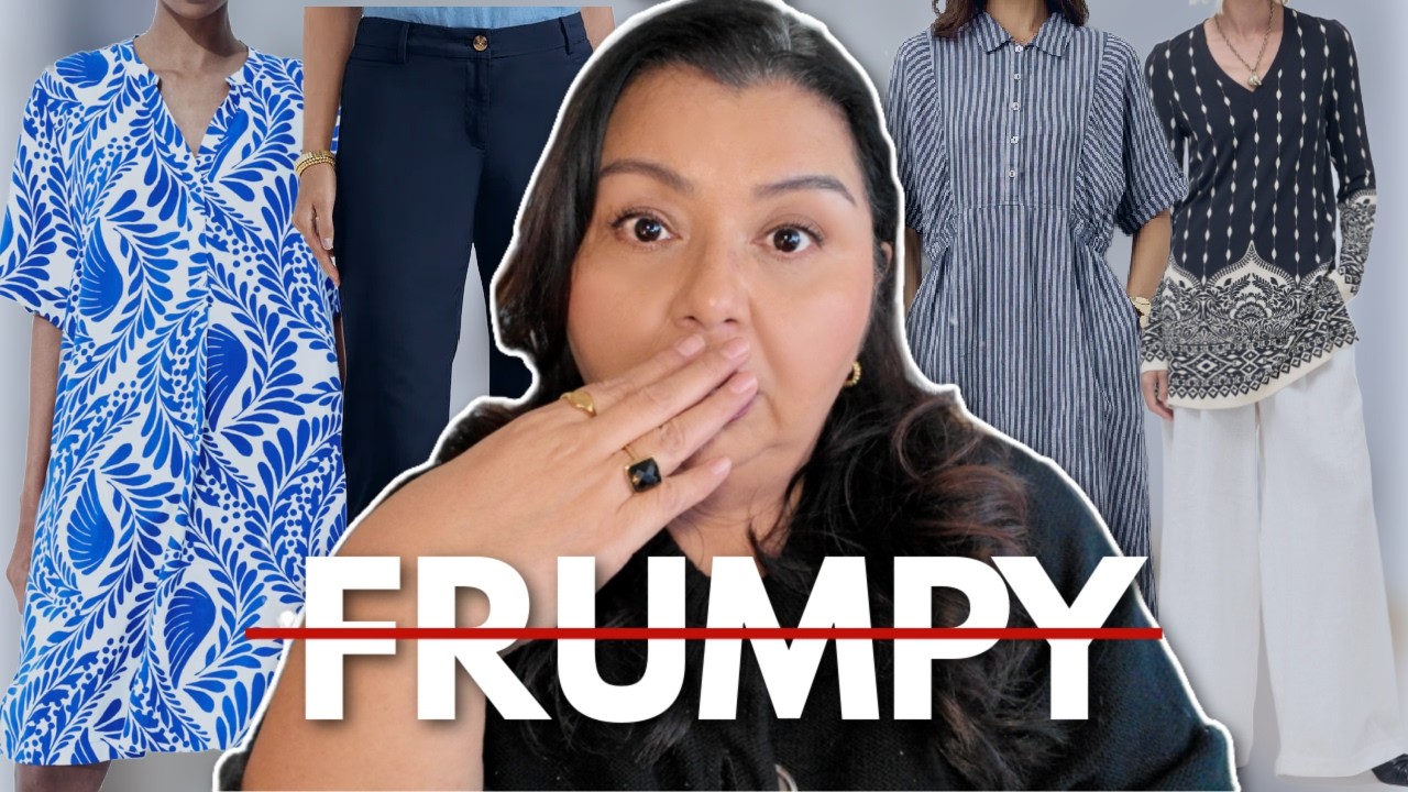 If you think your look is frumpy, it probably is.  Do this to fix it.
