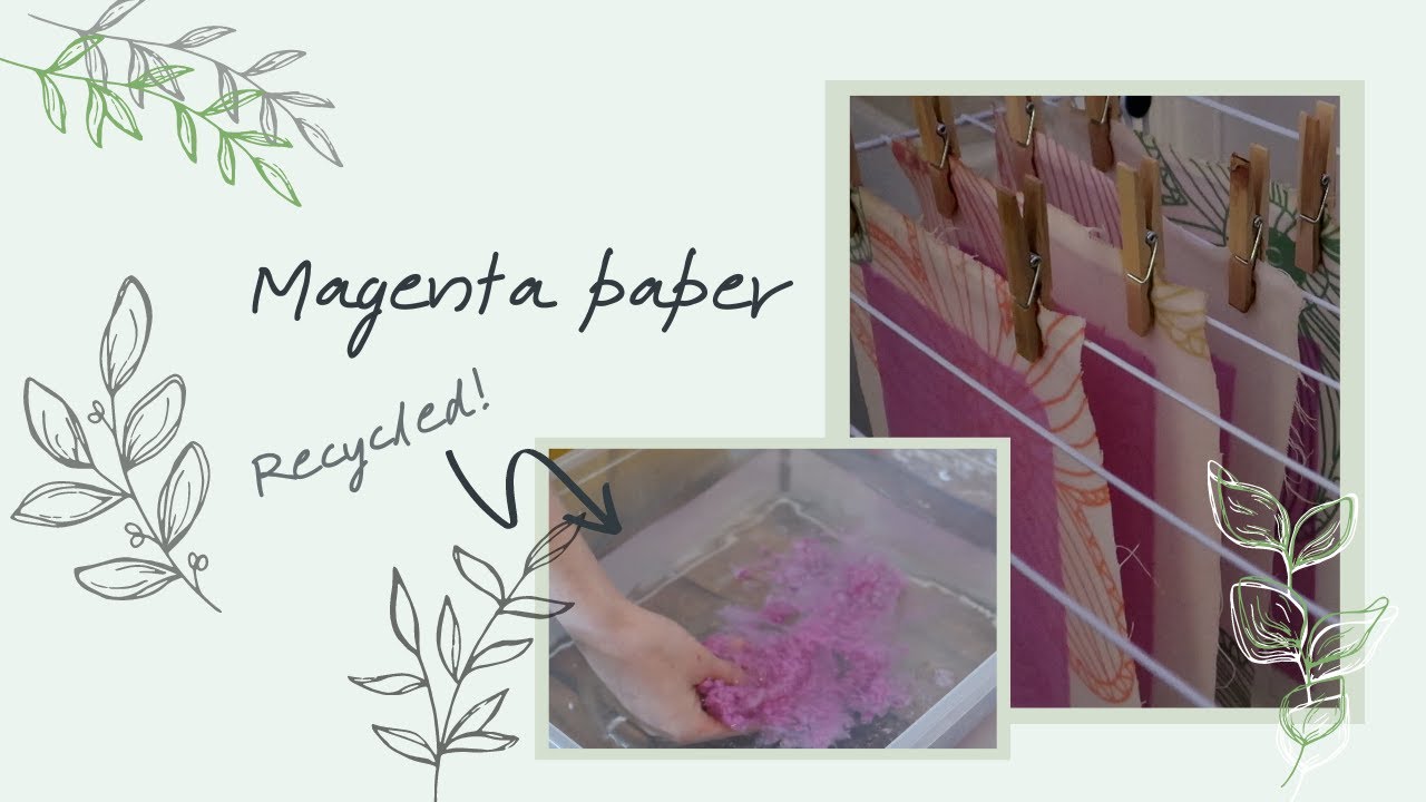 Making recycled paper at home! | NevermindLisa