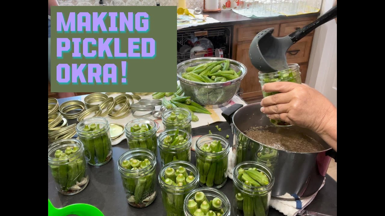How to make pickled Okra!
