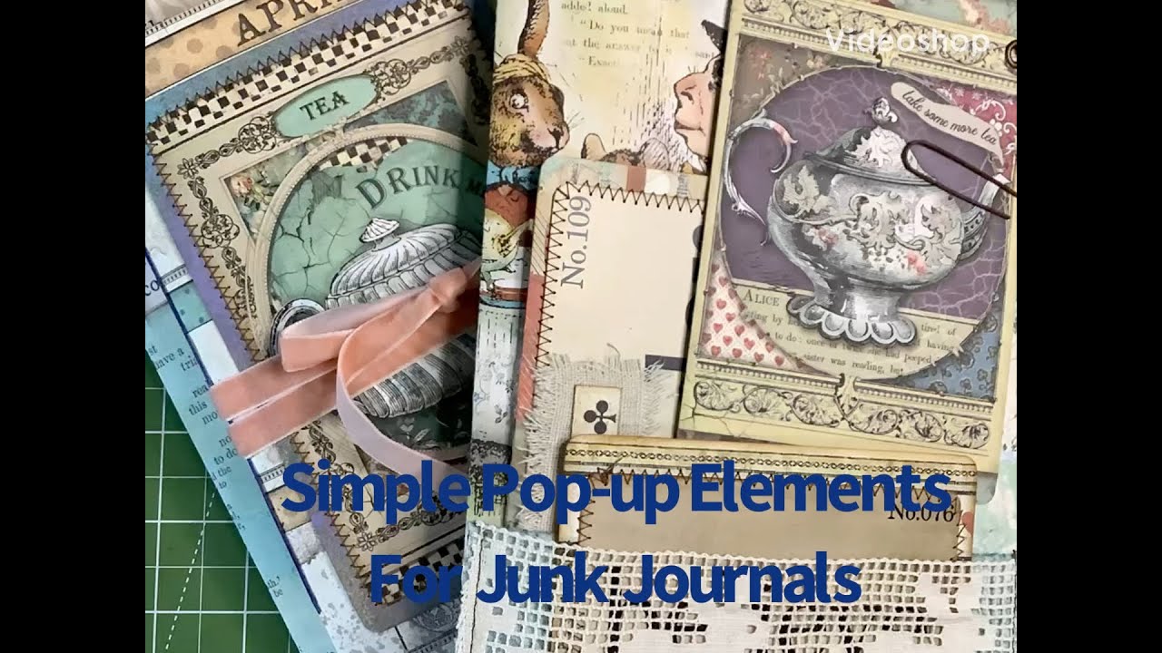 Simple Pop Up Elements for Junk Journals