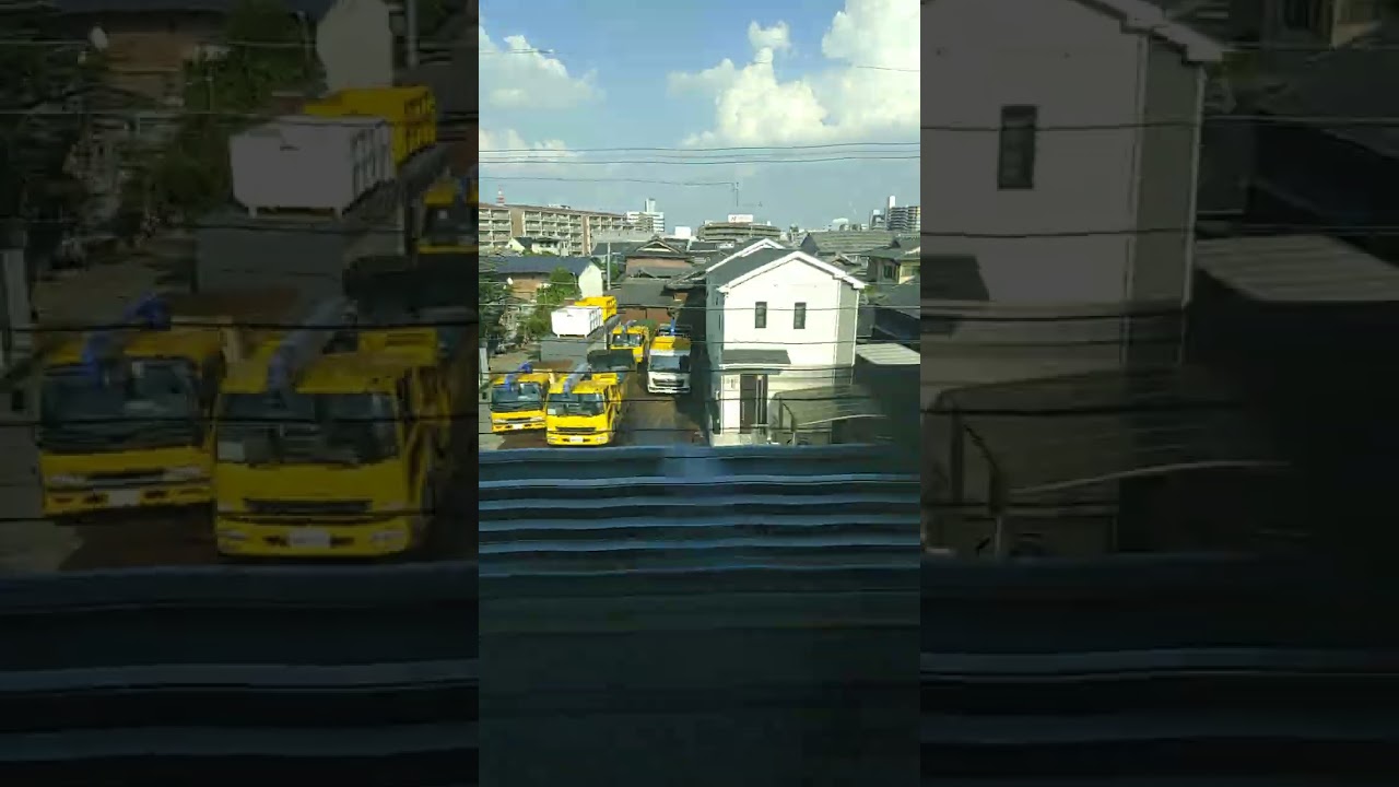 名古屋駅発車後のこだま736号東京行き（ディズニー新幹線）