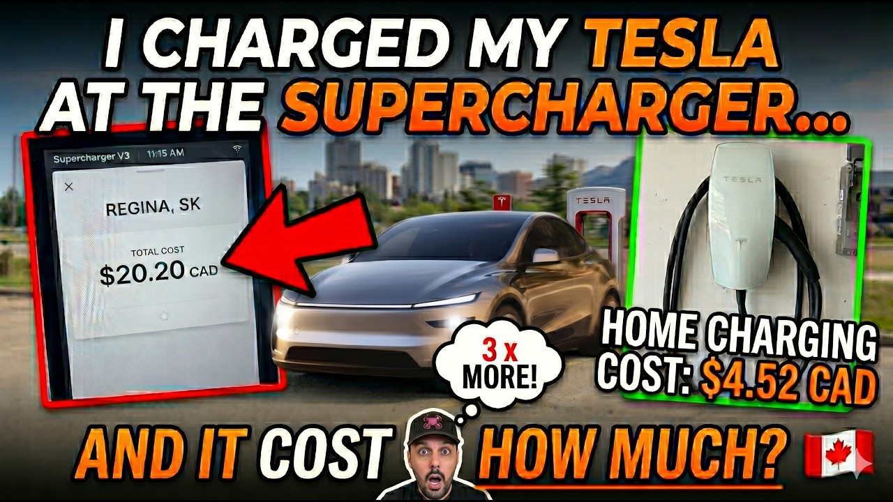 2026 Tesla Model Y Charging Cost Revealed | Supercharger vs Home