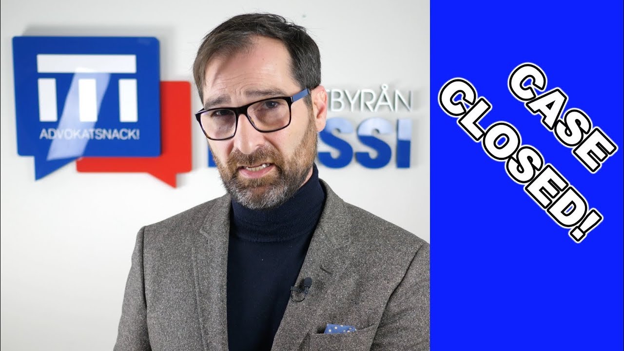 CASE CLOSED! FÖRUNDERSÖKNINGEN - ADVOKATSNACK!