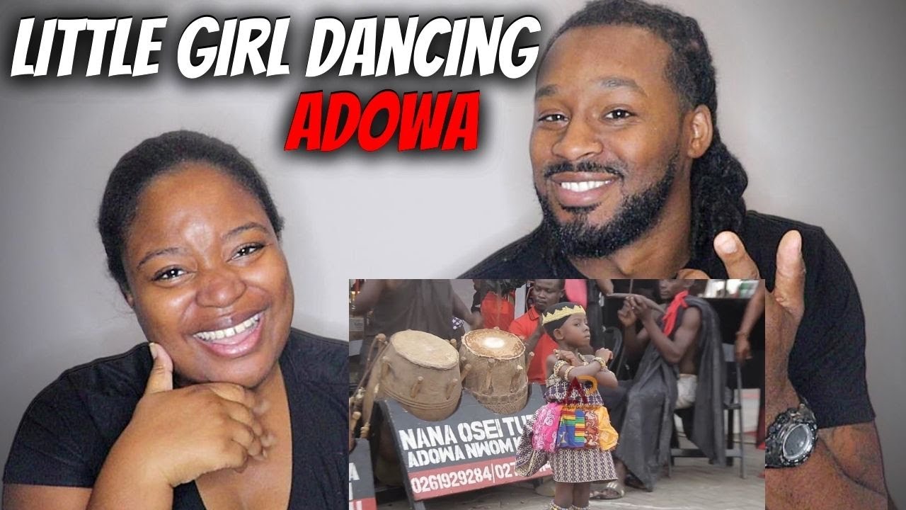 🇬🇭 Must Watch Little Girl Dancing Adowa (Ashanti Cultural Dance) | African Americans React Ghana